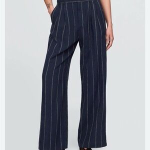 GAP Linen Pleated Wide Leg